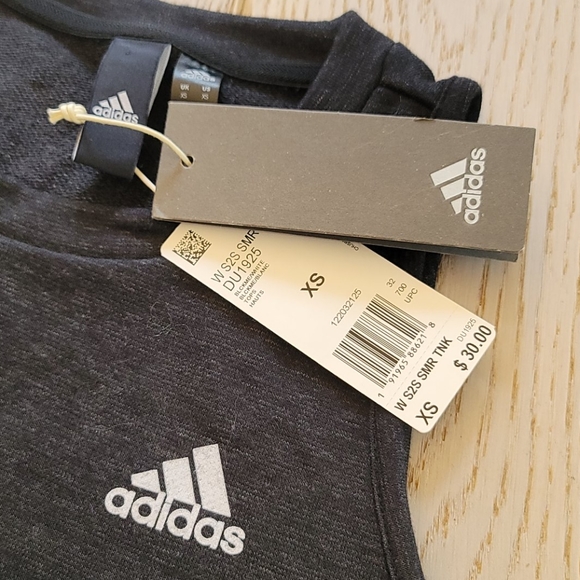 Adidas tank top muscle tee 3 stripes xs - Picture 4 of 6
